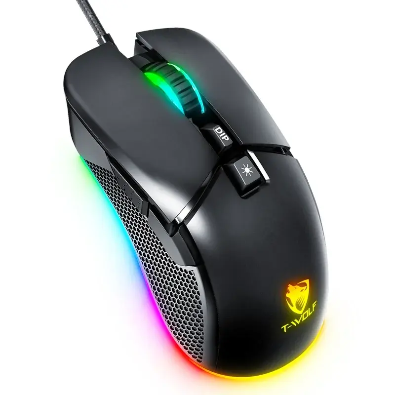 T-Wolf G590 Wired RGB Gaming Mouse