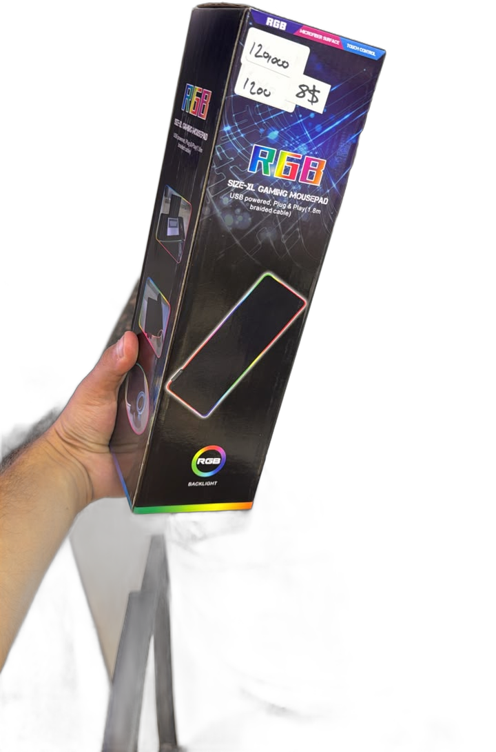ماوس باد غيمنغ RGB مقاس XL – USB Plug & Play