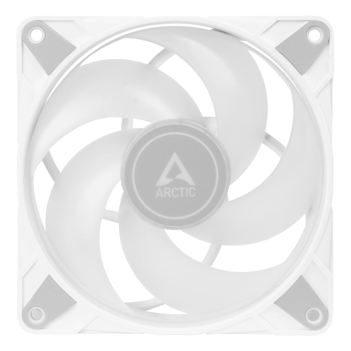 ARCTIC P12 PWM PST A-RGB 0dB — مروحة 120 ملم — أبيض (قطعة واحدة)