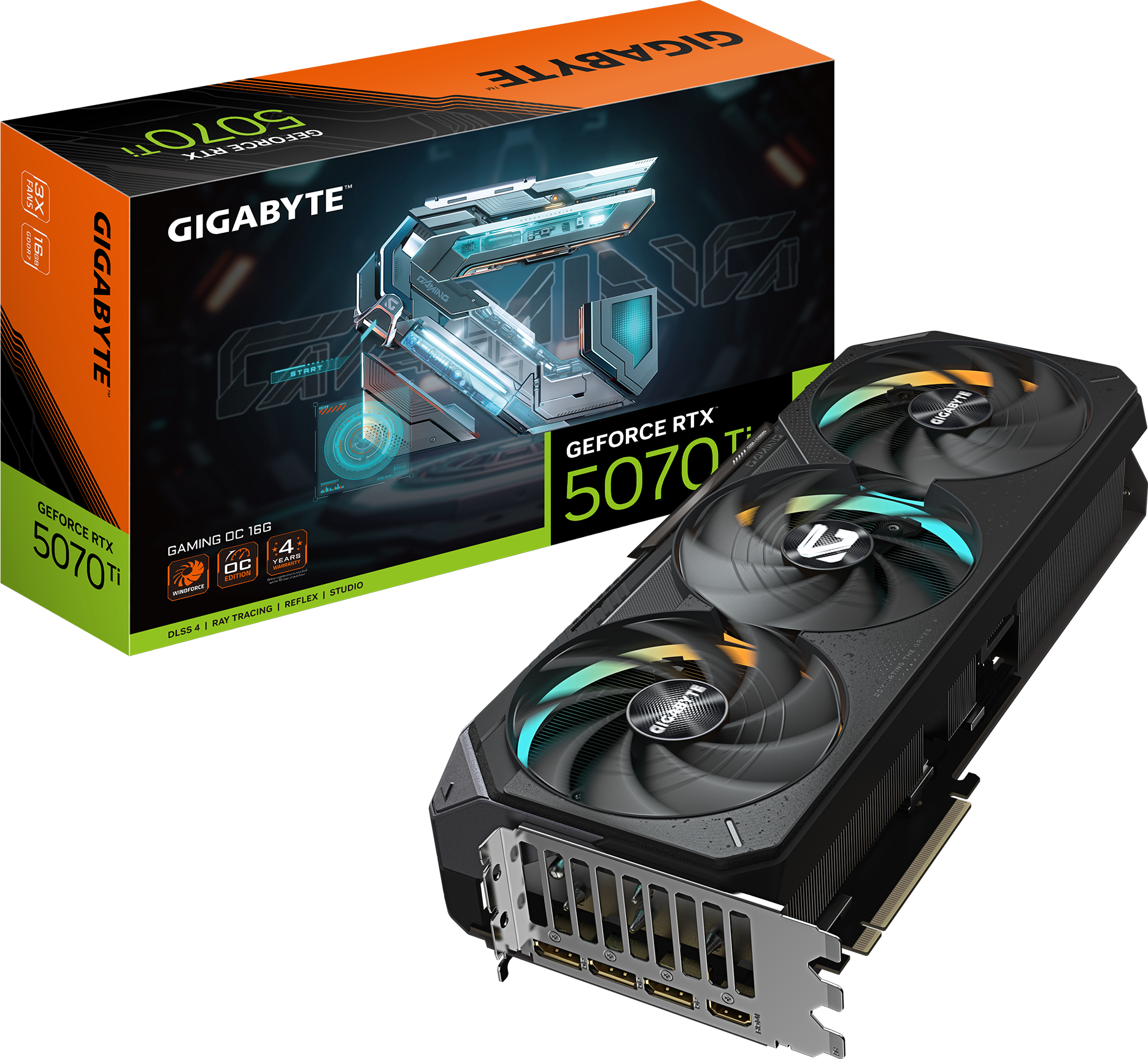 Gigabyte GeForce RTX 5070 Ti GAMING OC 16G (GV-N507TGAMING OC-16GD)