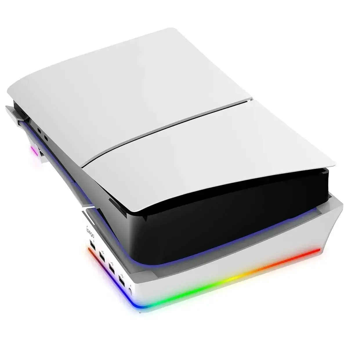IPEGA Horizontal Stand with RGB LED for PS5 Slim (PG-P5S021) — 14 Modes, 4 USB
