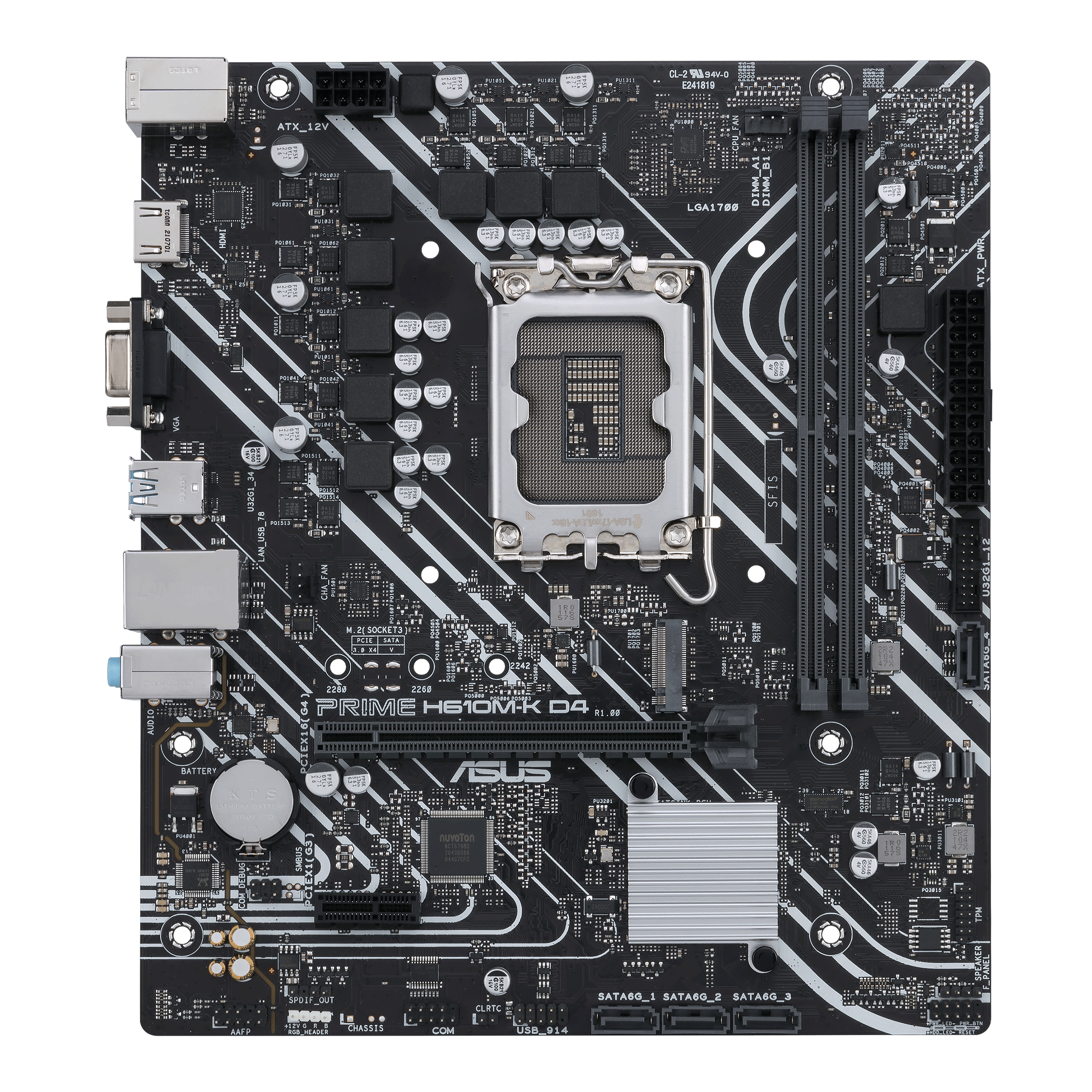 باندل ASUS PRIME H610M-K D4 + رام Samsung 16GB DDR4