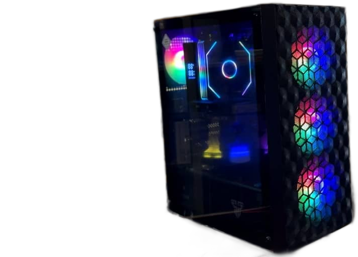 تجميعة PC غيمنغ Fantech CG83 — Intel Core i5 الجيل 14 + RTX 5060 8GB