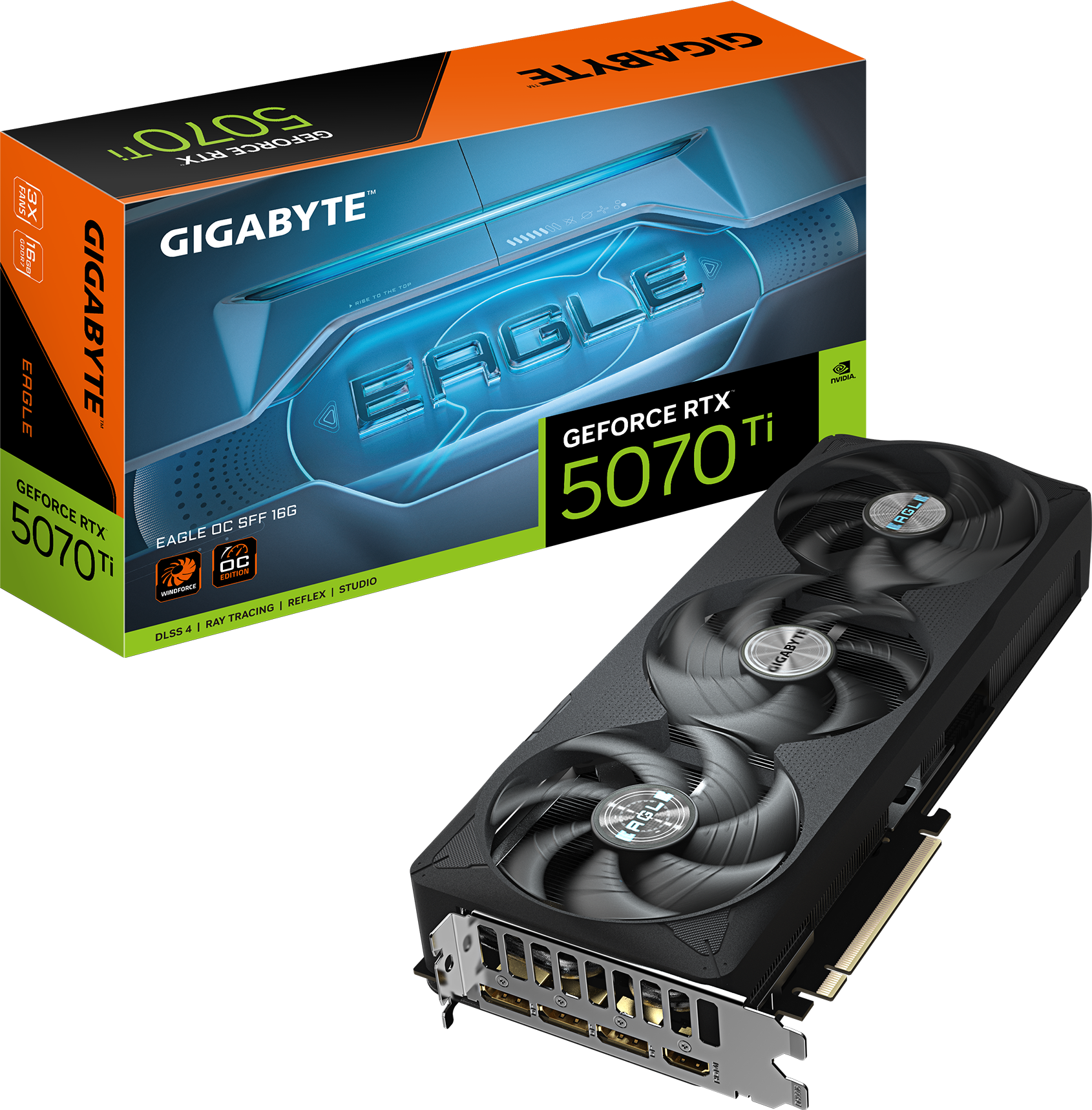 Gigabyte GeForce RTX 5070 Ti EAGLE OC SFF 16G (GV-N507TEAGLE OC-16GD)