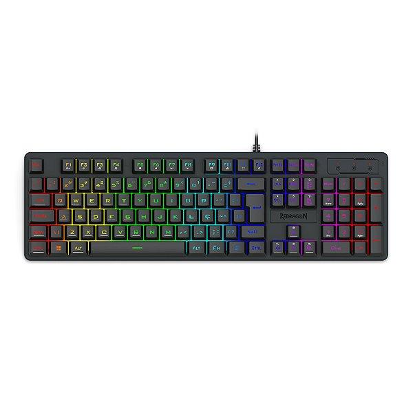 Redragon Netherbane K515-RGB Membrane Gaming Keyboard - Black