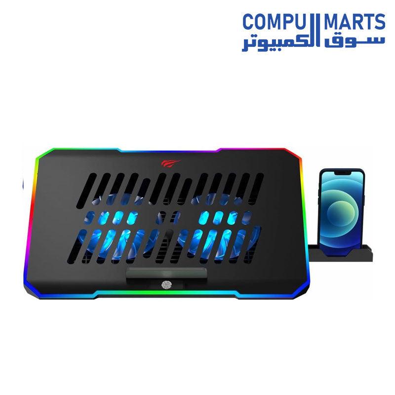 Havit HVCP-F2069 قاعدة تبريد لابتوب غيمنغ — أسود