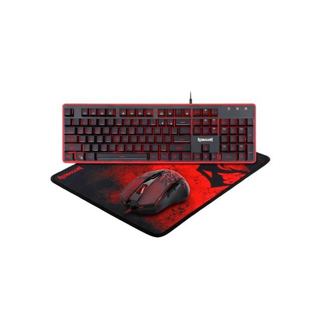 Redragon S107 Gaming Combo (Keyboard + Mouse + Mouse Pad)