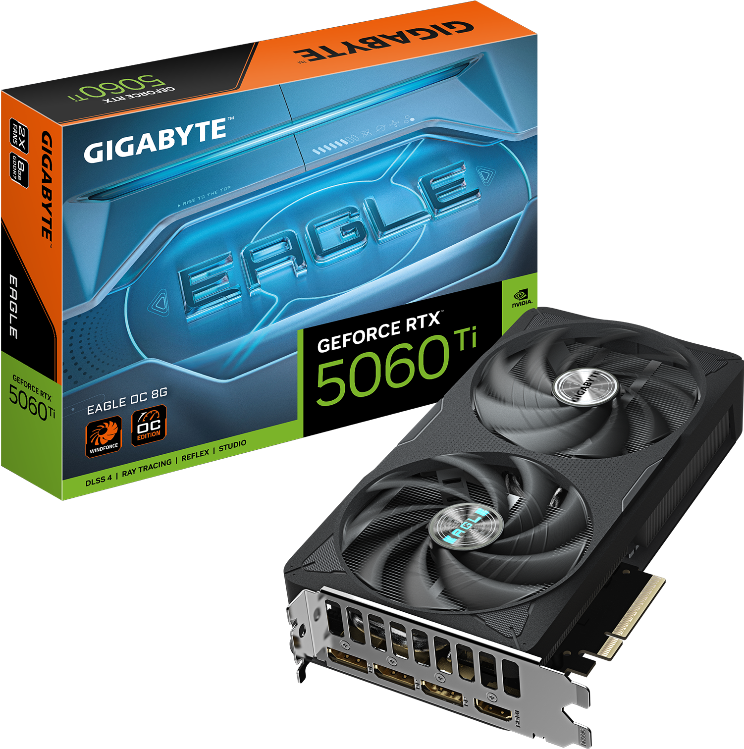 Gigabyte GeForce RTX 5060 Ti EAGLE OC 8G (GV-N506TEAGLE OC-8GD)