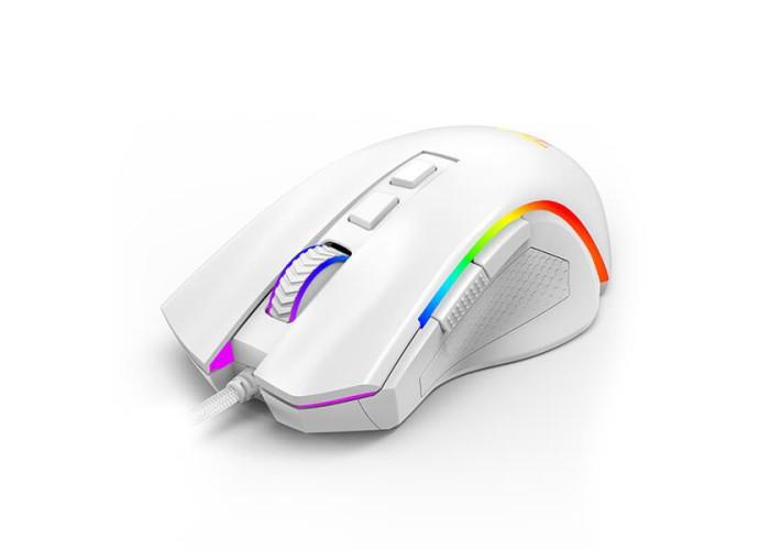 Redragon M607 Griffin RGB Gaming Mouse 7200 DPI - White (M607W)