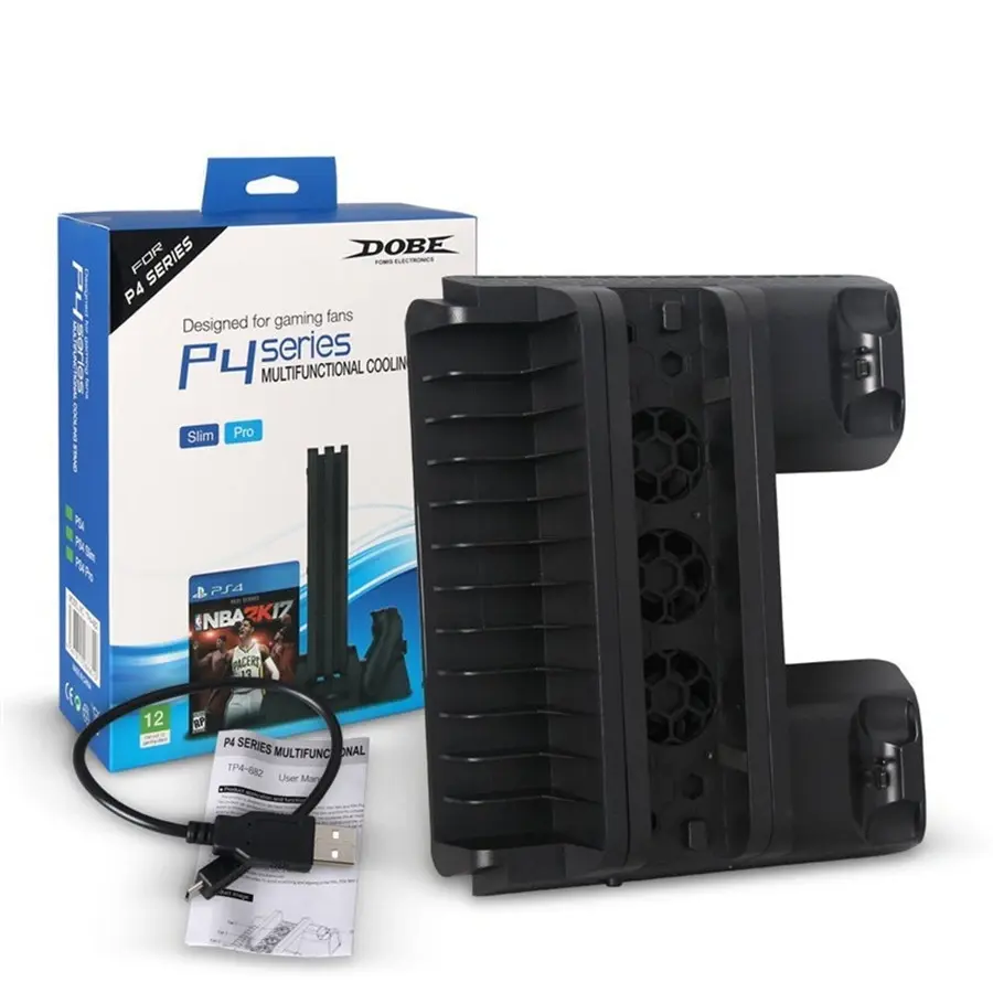 PS4 Slim / Pro Multi-functional Charging & Cooling Stand (DOBE TP4-882)