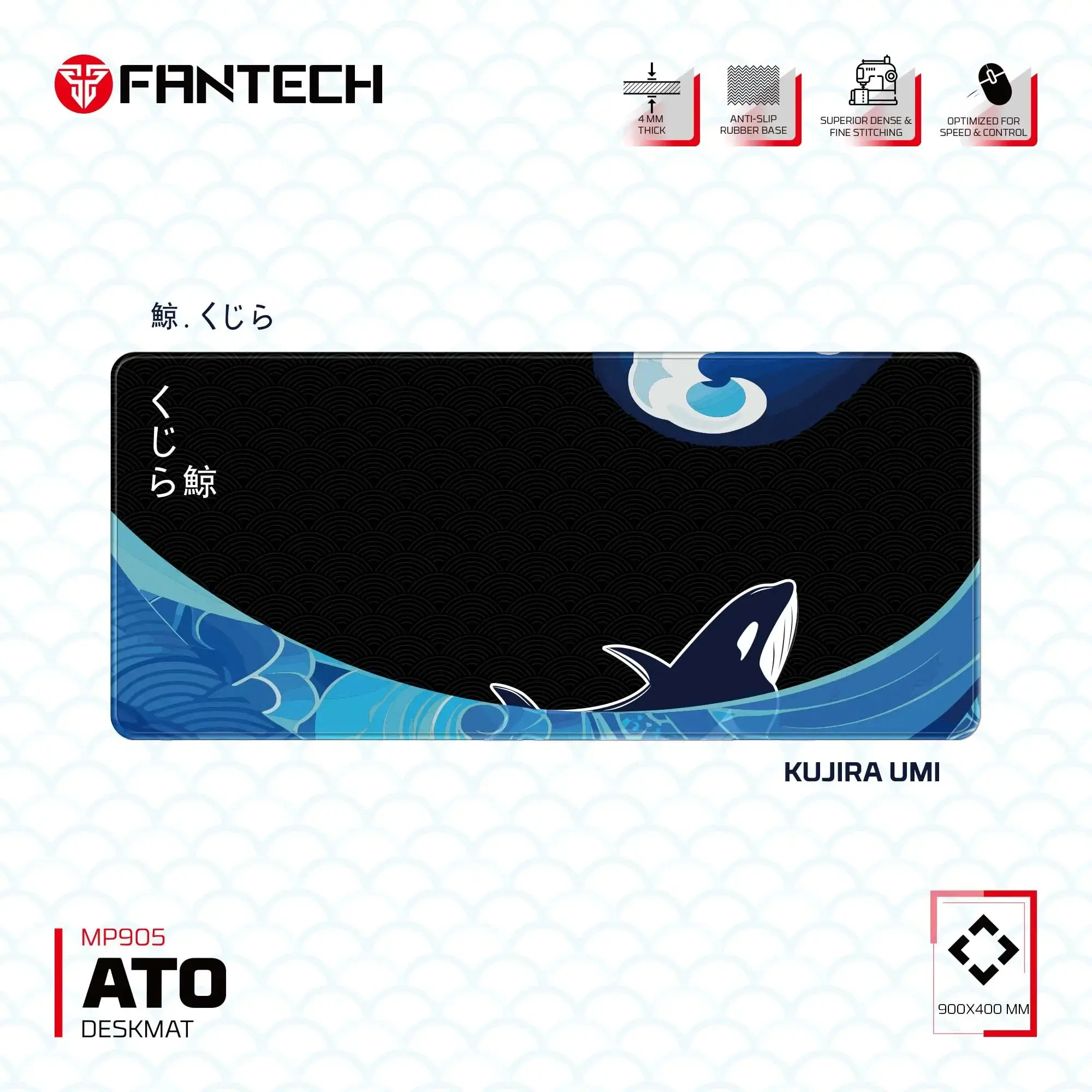 Fantech ATO MP905 Katsuyama Deskmat Mouse Pad XL - أسود
