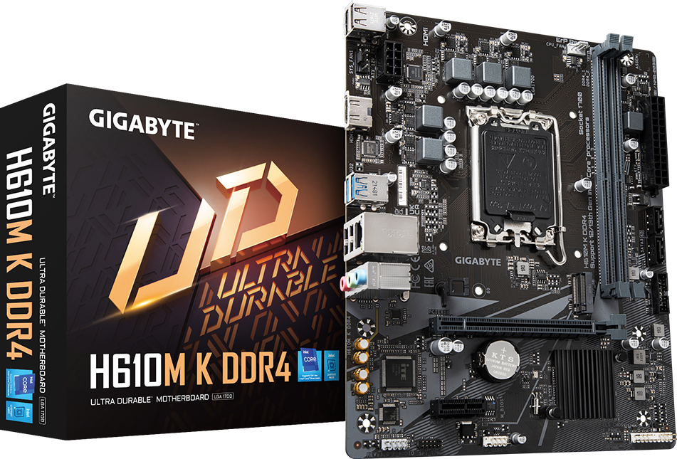 Gigabyte H610M K DDR4