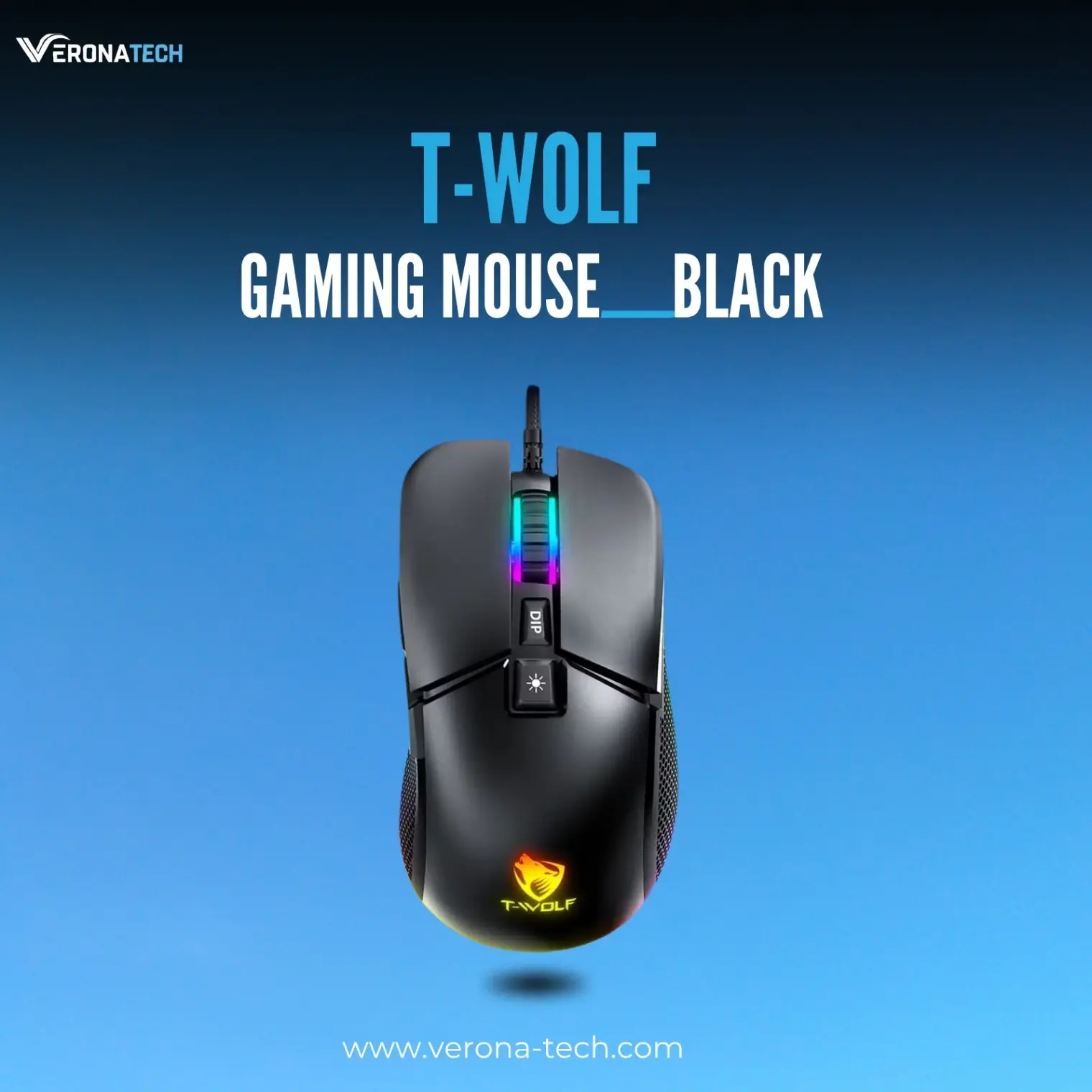 T-Wolf G590 Wired RGB Gaming Mouse