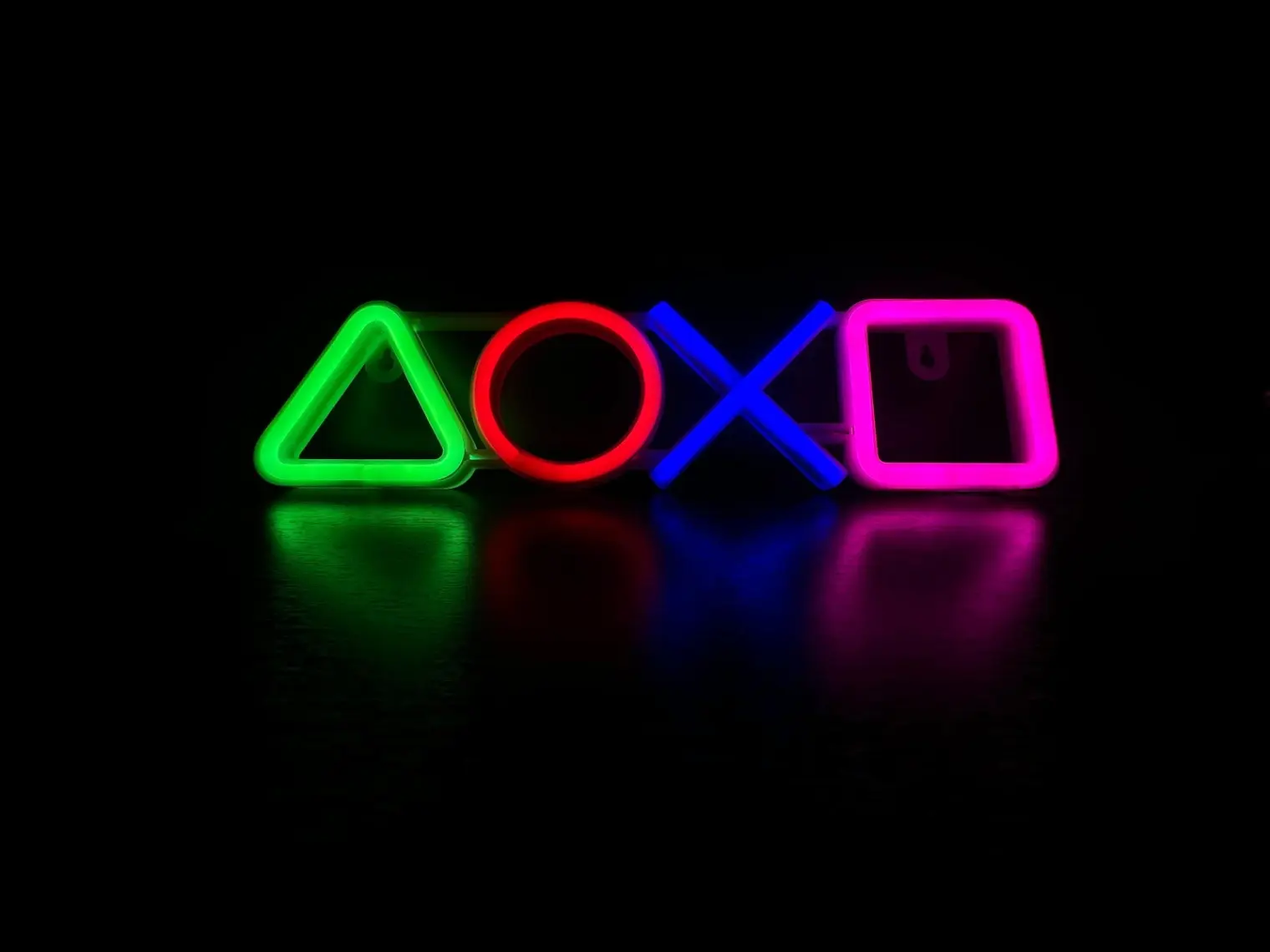 ليد لامب 3D أكريليك — رموز أزرار بلايستيشن △○✕□