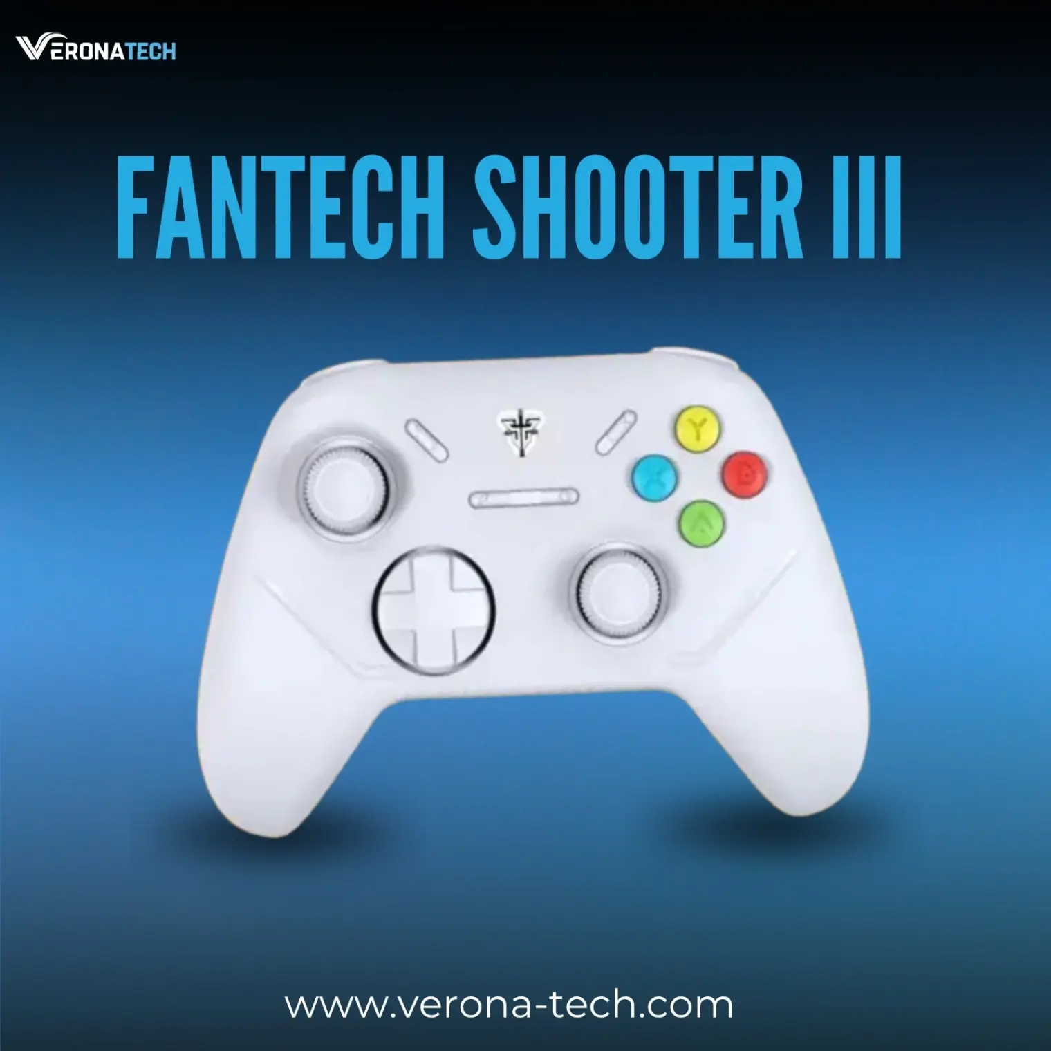 Fantech Shooter III X WGP13X Wireless Gaming Controller – White