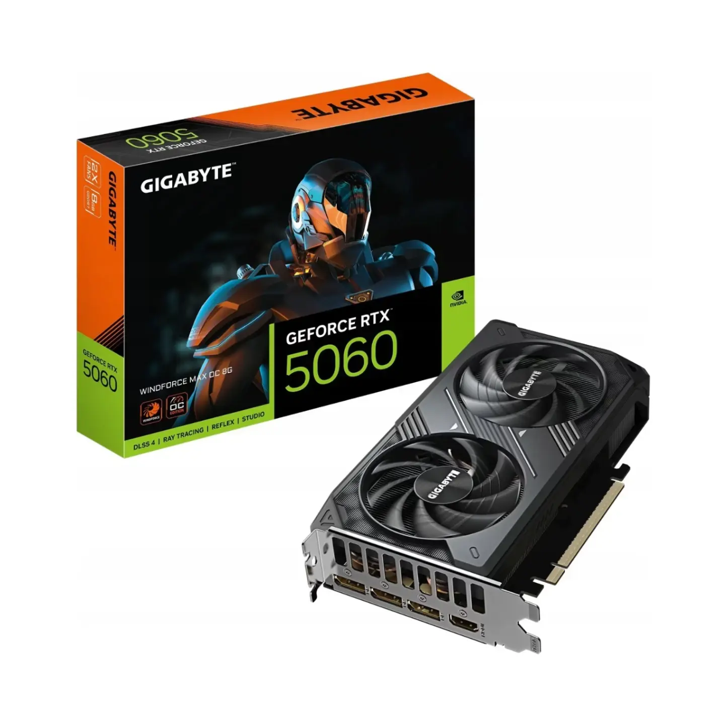 Gigabyte GeForce RTX 5060 WINDFORCE MAX OC 8G (GV-N5060WF2MAX OC-8GD)