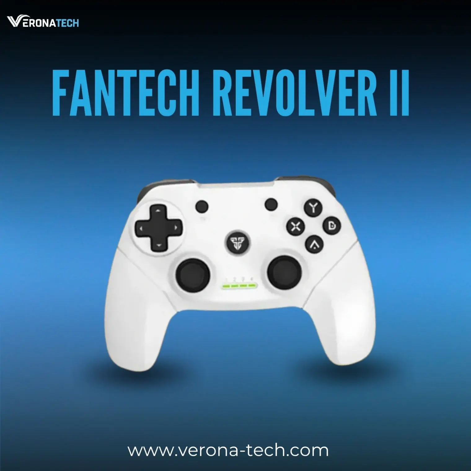 Fantech Revolver II WGP12 WE Wireless Gaming Controller – White