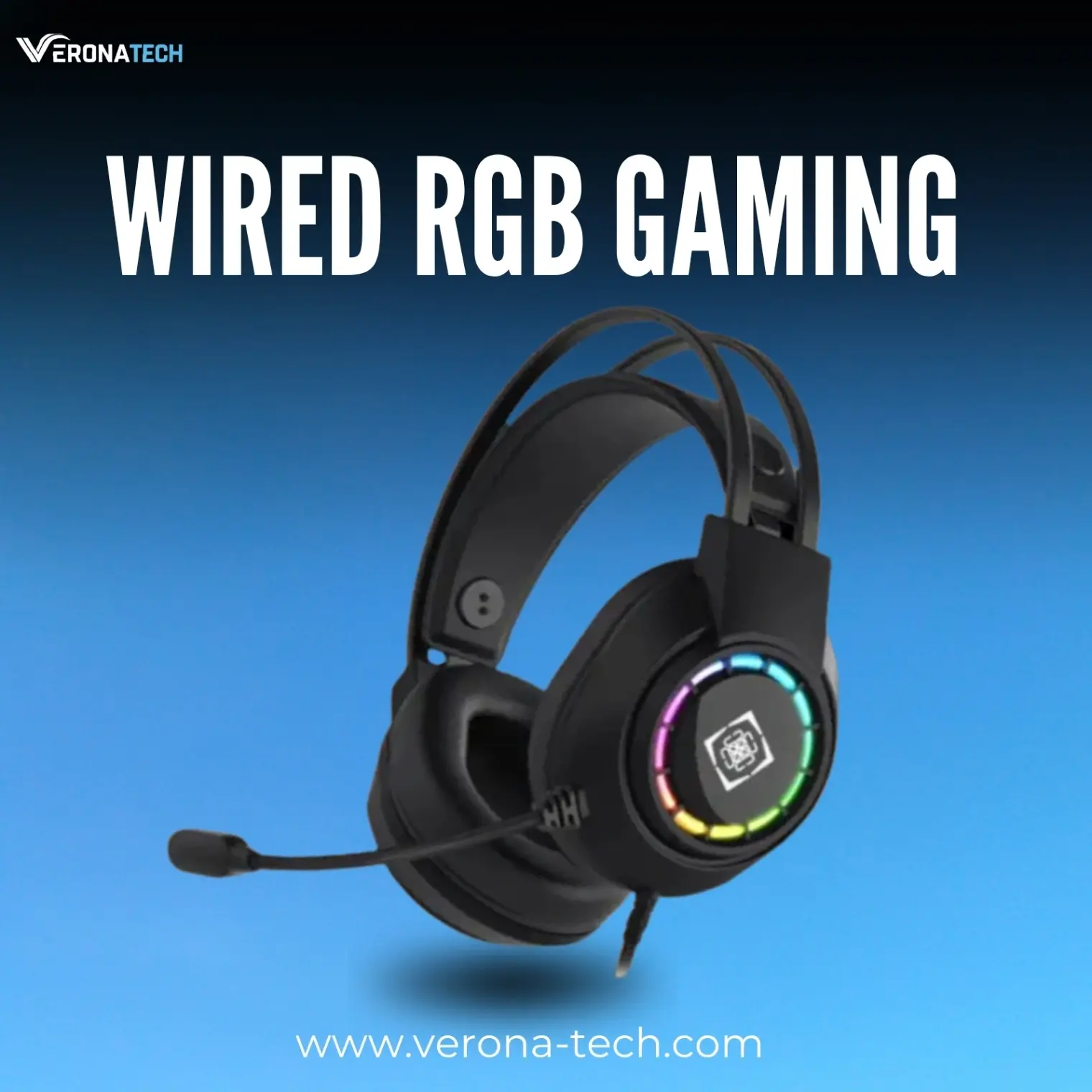 Wired RGB Gaming Headset with Microphone