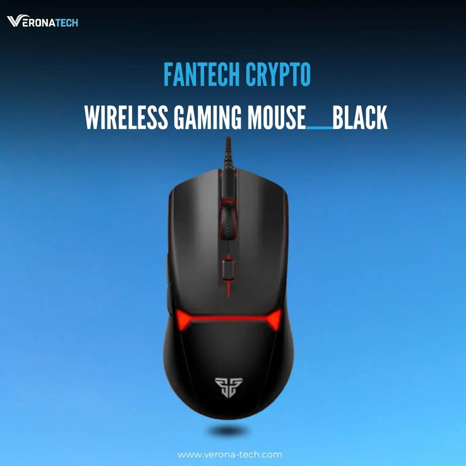 Fantech Crypto II VX7V2 Wired Gaming Mouse - أسود