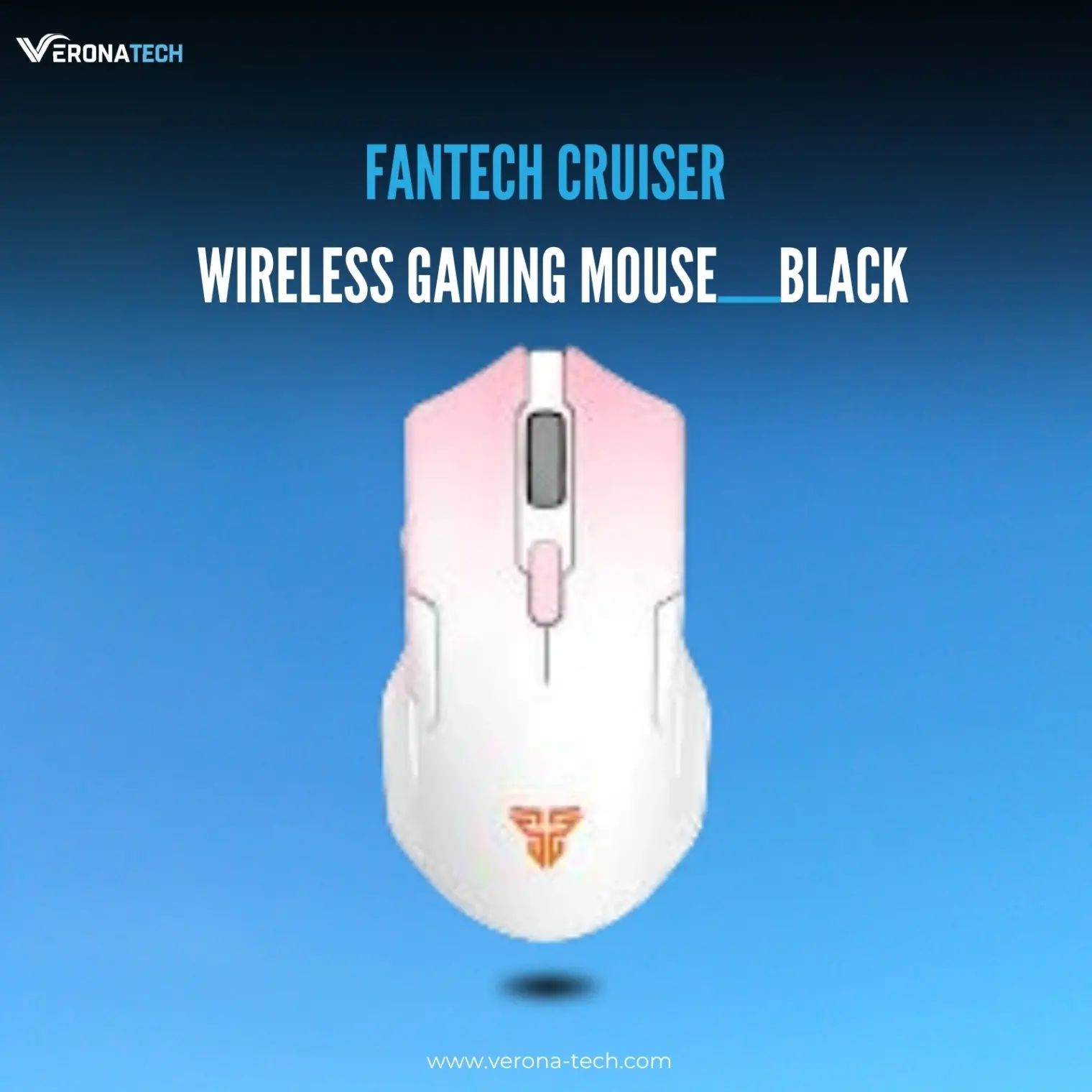 Fantech Cruiser II WG11V2RD Wireless Gaming Mouse - Pink