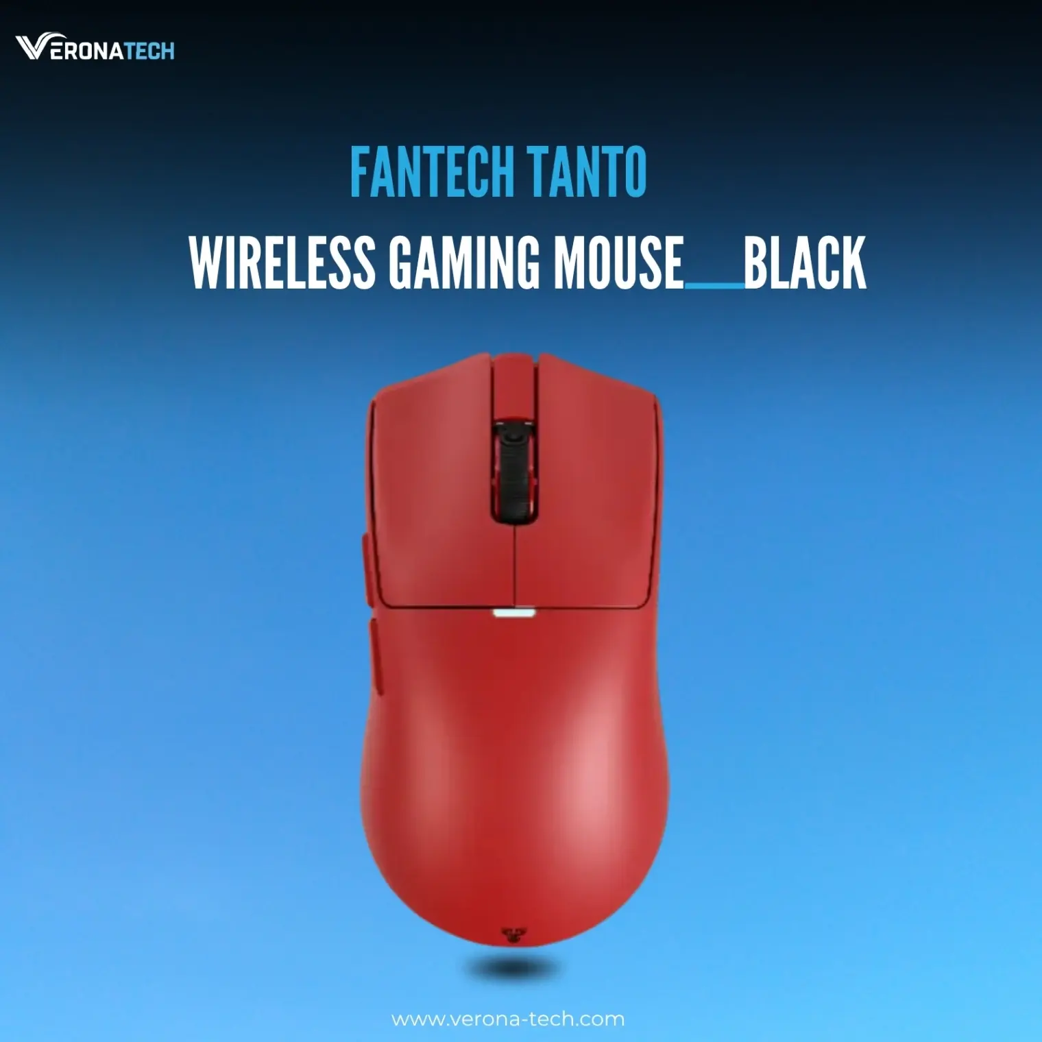 Fantech Tanto Pro WG13P Tri-Mode Wireless Gaming Mouse (8K Polling) - Red