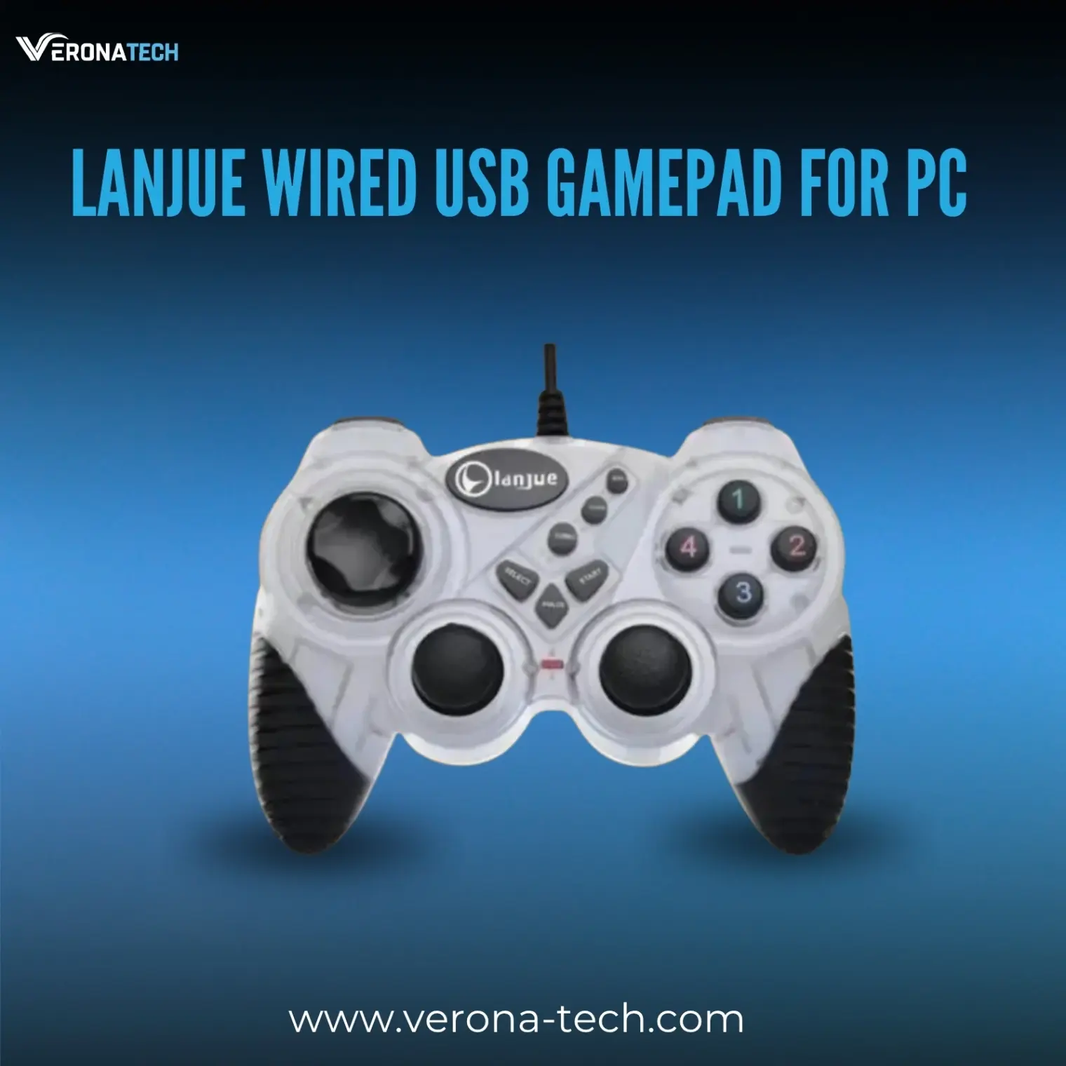 Lanjue Wired USB Gamepad for PC