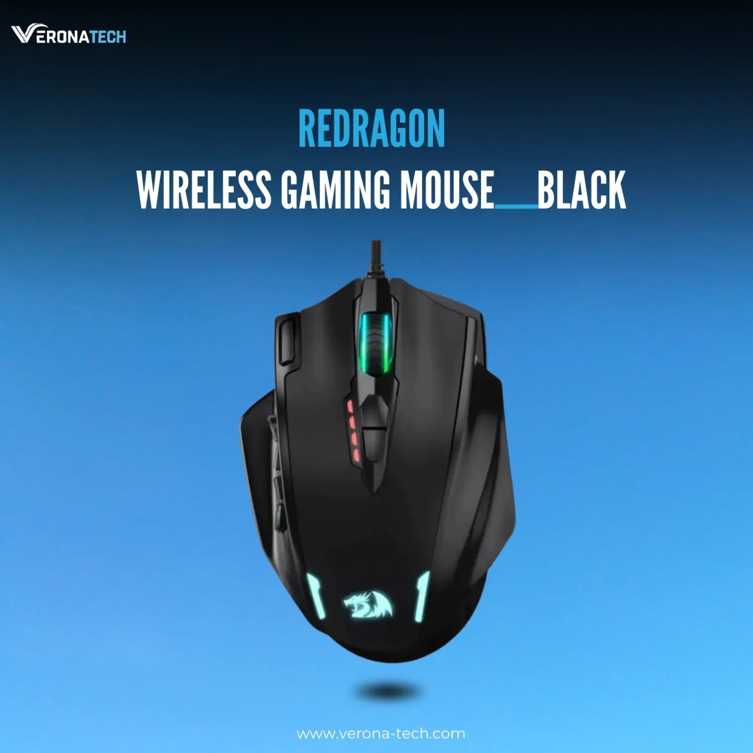 Redragon M908 IMPACT RGB MMO Wired Gaming Mouse