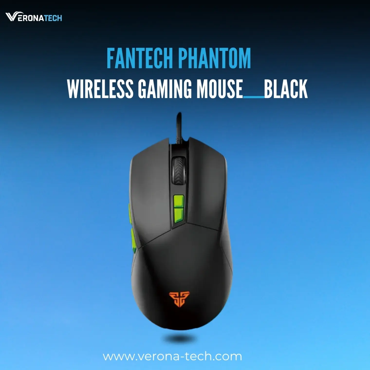 Fantech Phantom II VX6 RGB Gaming Mouse - أسود