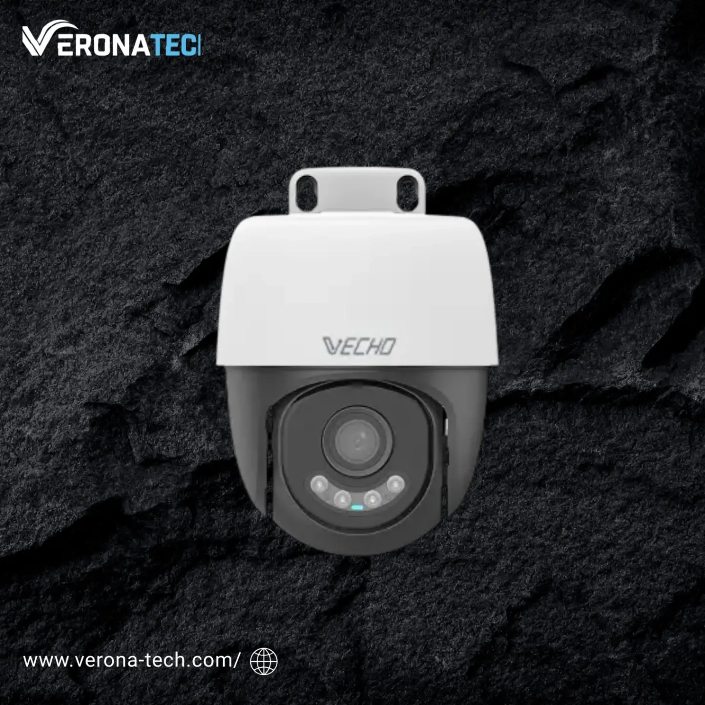 VECHO VEC-SHP3F4-DL 3MP HD Outdoor Pan & Tilt Wi-Fi Camera