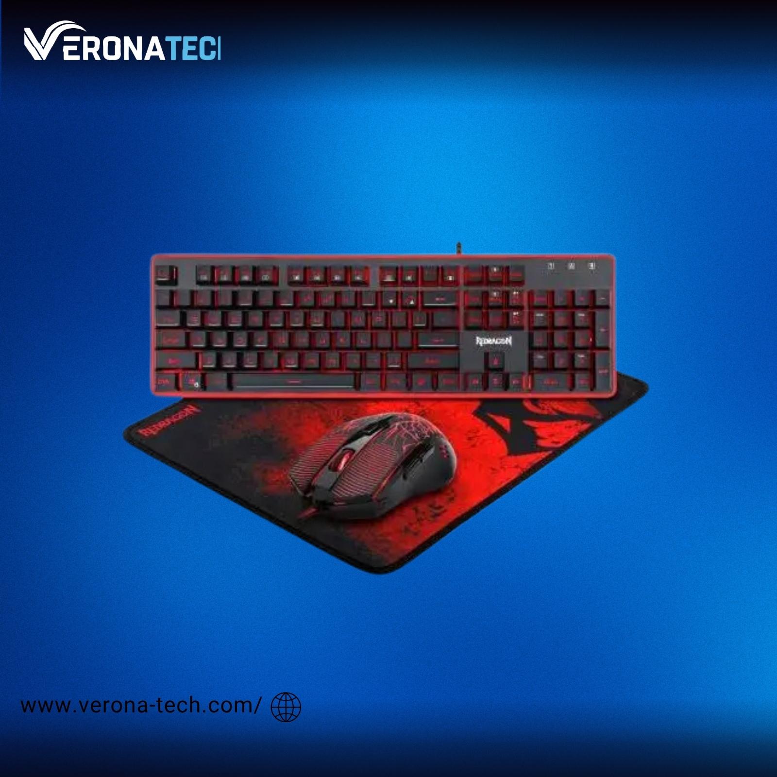 Redragon S107 Gaming Combo (Keyboard + Mouse + Mouse Pad)