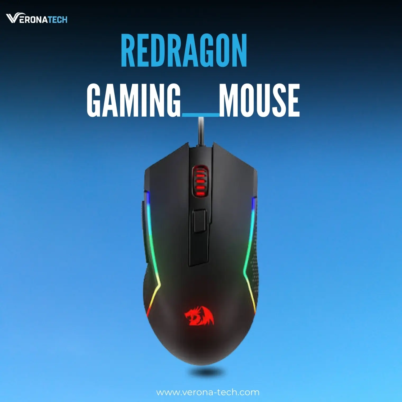 Redragon M616 Trident RGB Wired Gaming Mouse