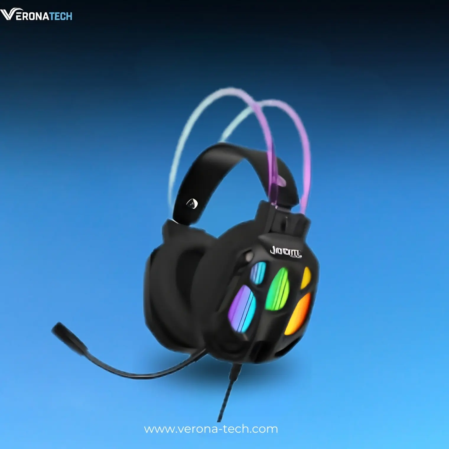Jedel (Jedelit) Colorful Lighting Wired Gaming Headphone
