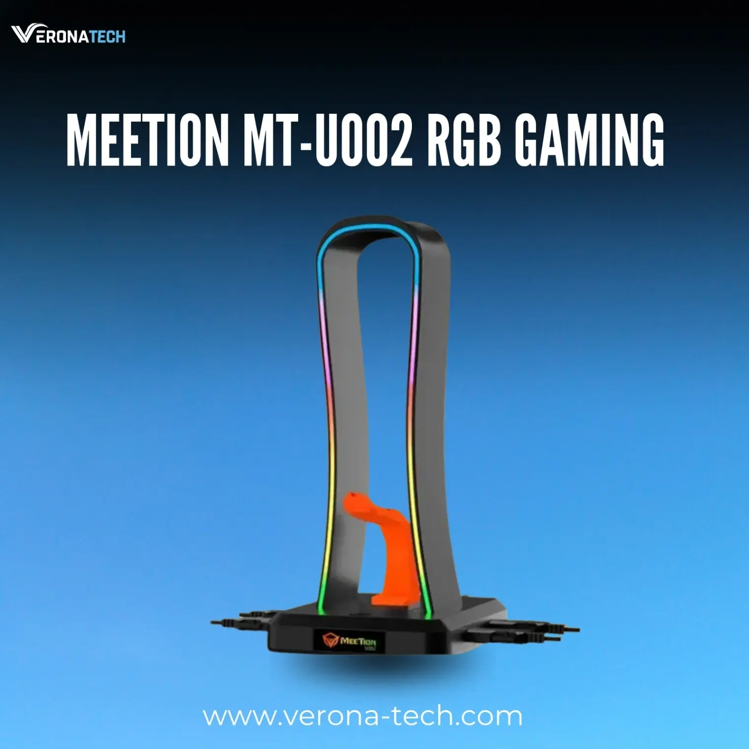 MeeTion MT-U002 RGB Gaming Headset Stand