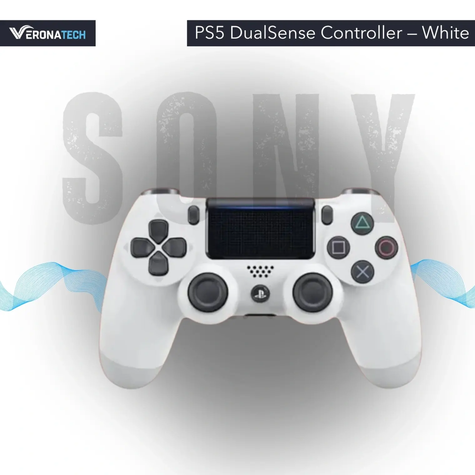 ذراع PS4 (كوبي جديد) — أبيض