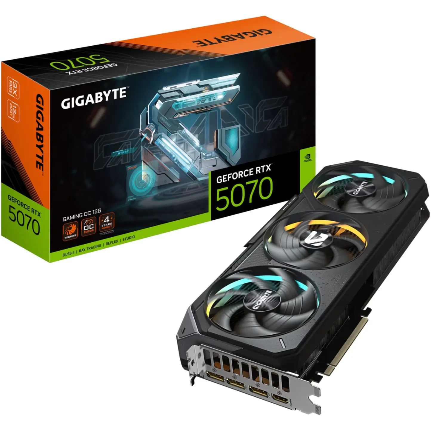 Gigabyte GeForce RTX 5070 GAMING OC 12G (GV-N5070GAMING OC-12GD)