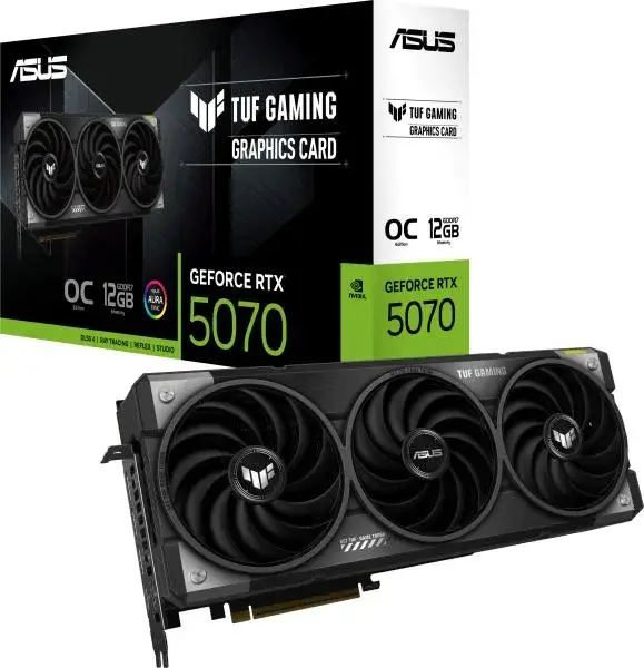 ASUS TUF Gaming GeForce RTX 5070 12GB GDDR7 OC Edition (TUF-RTX5070-O12G-GAMING)