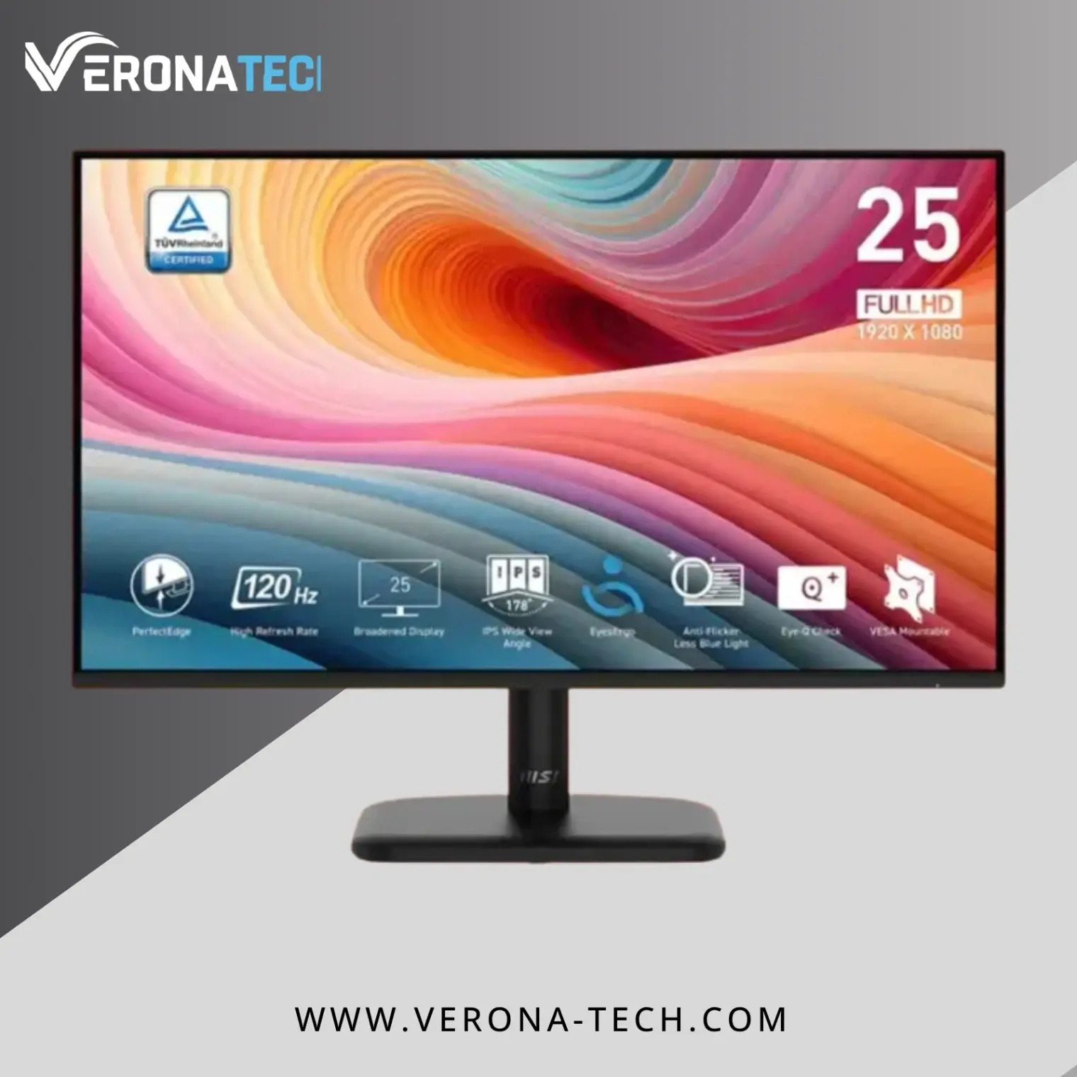 MSI PRO MP251L E2 شاشة 24.5 بوصة IPS 120Hz