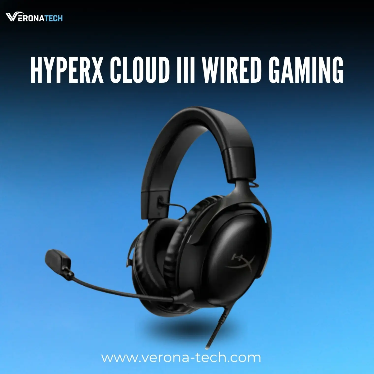 HyperX Cloud III Wired Gaming Headset — Black