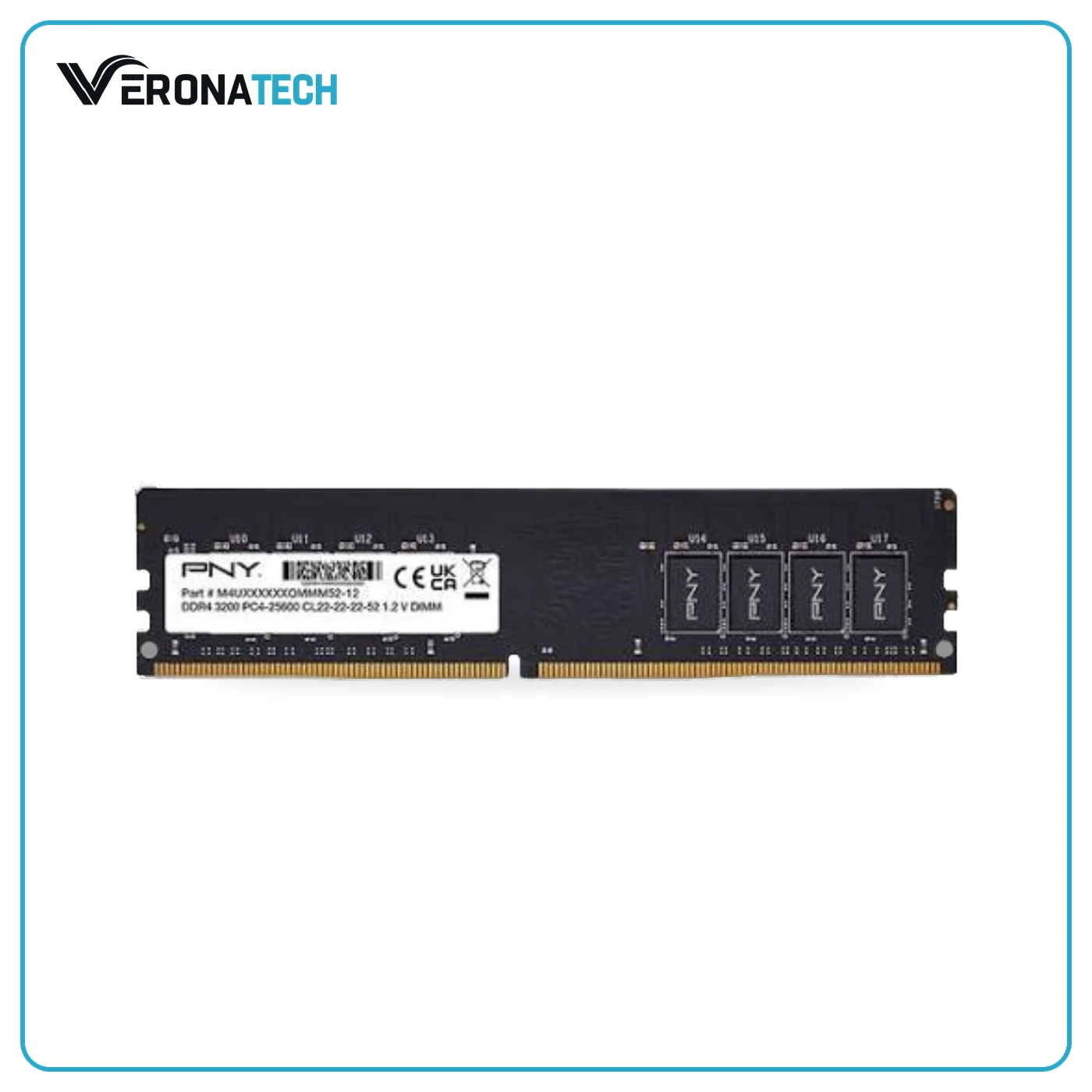 PNY 16GB DDR4 3200MHz Desktop RAM (U-DIMM)
