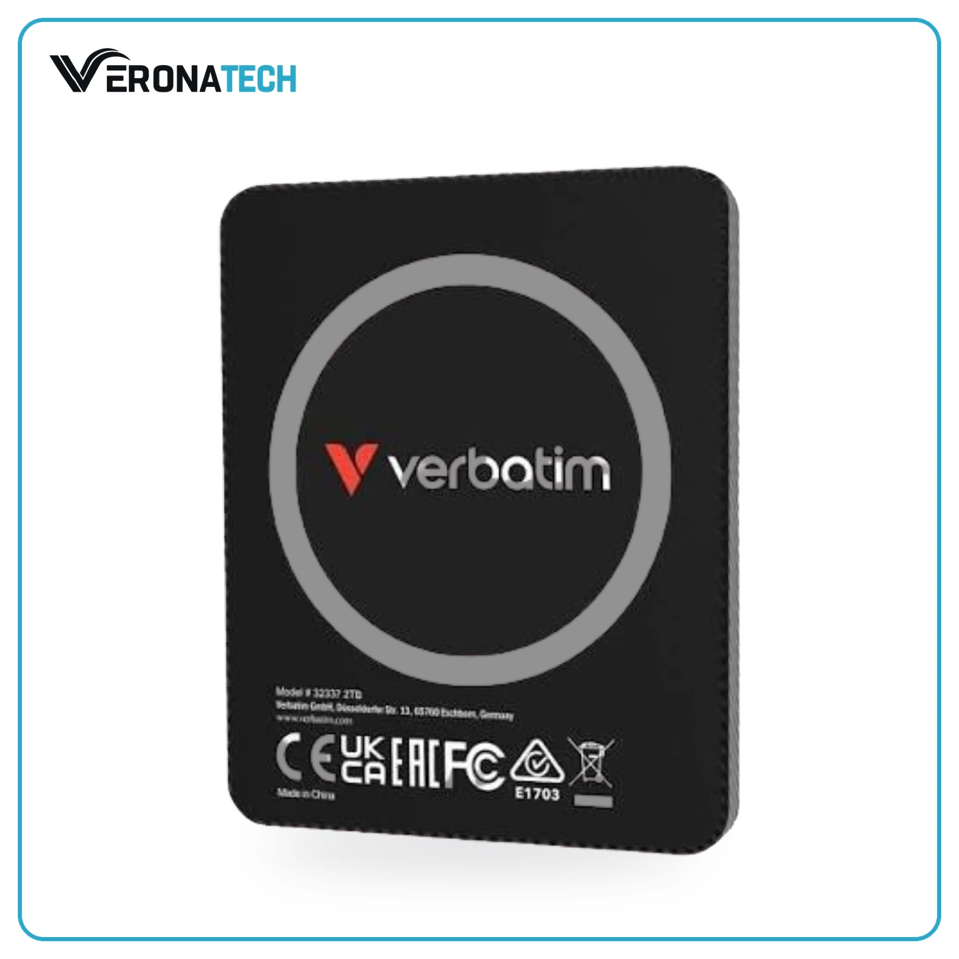 Verbatim SnapBack Ultra Slim Magnetic Portable SSD 2TB — 2050MB/s