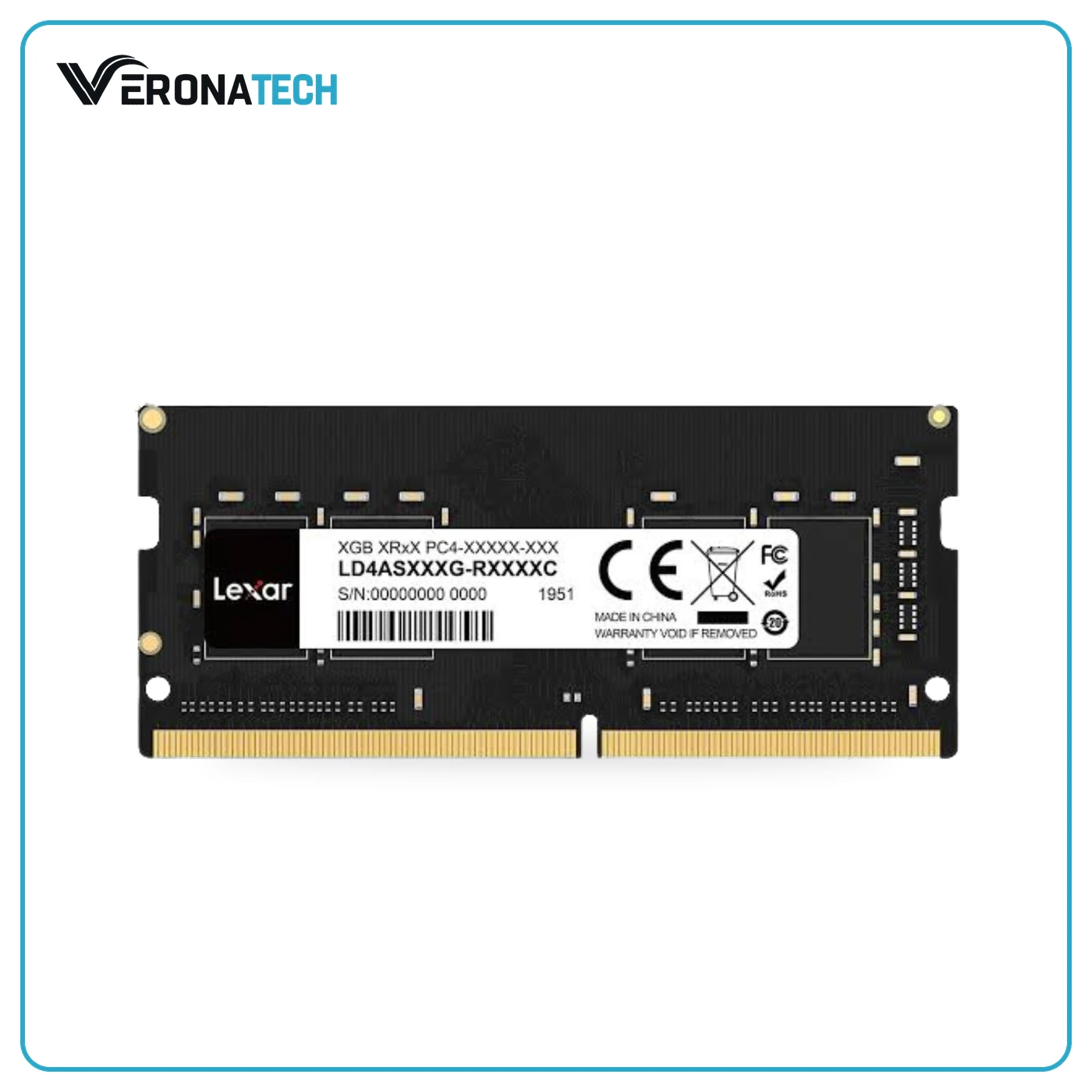 Lexar 8GB DDR4 3200MHz Laptop RAM (SO-DIMM)