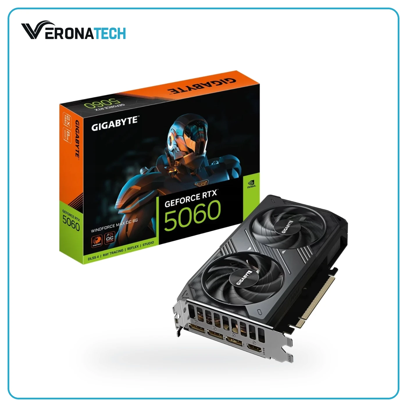 Gigabyte GeForce RTX 5060 WINDFORCE MAX OC 8G (GV-N5060WF2MAX OC-8GD)