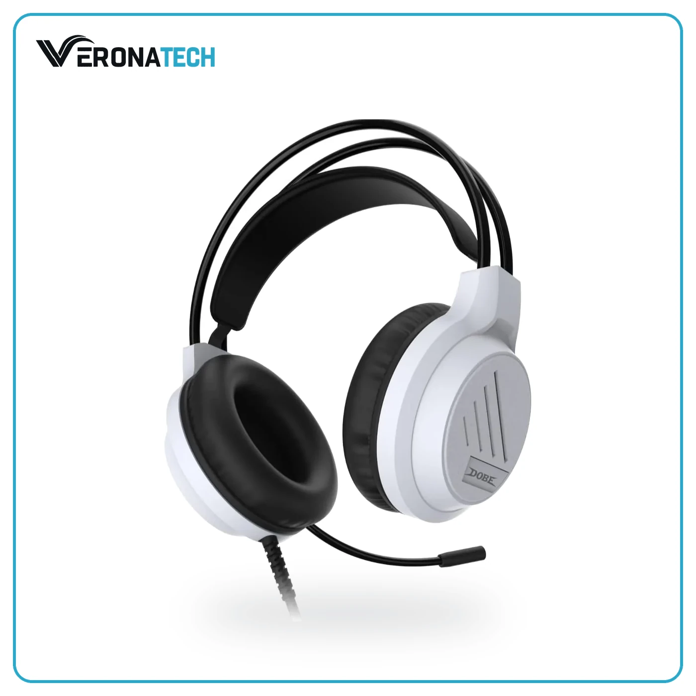 سماعة الألعاب DOBE Stereo TP5-3592 (سلكية مع مايك) – أسود