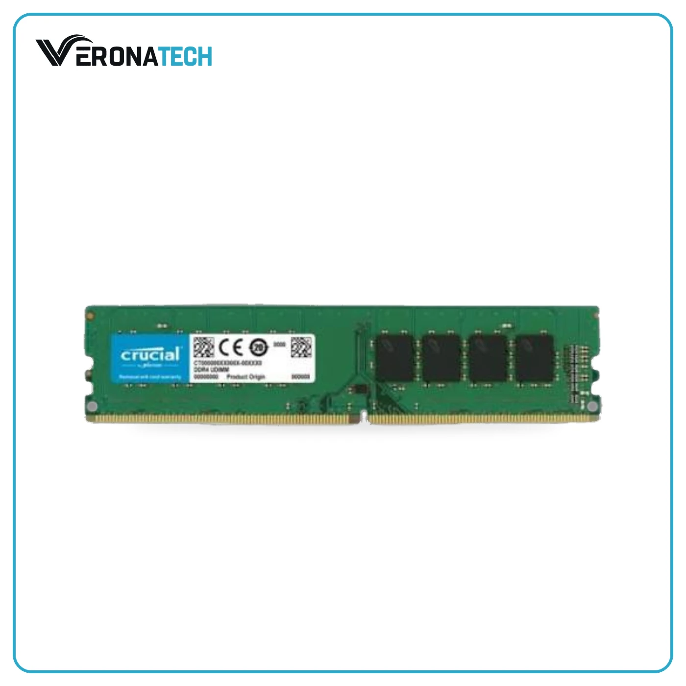 Crucial 8GB DDR4 3200MHz Desktop RAM (U-DIMM)