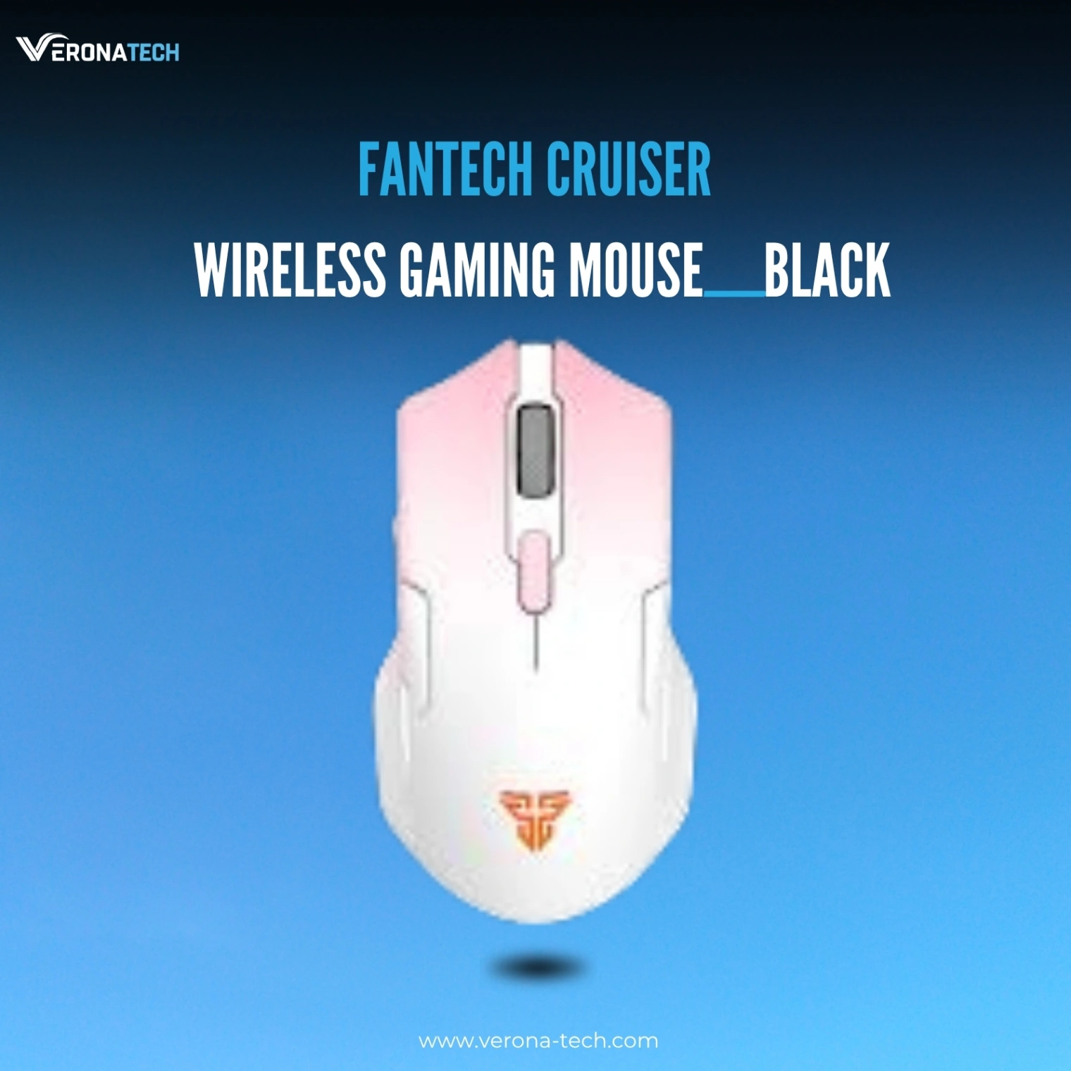 Fantech Cruiser II WG11V2RD Wireless Gaming Mouse - Pink