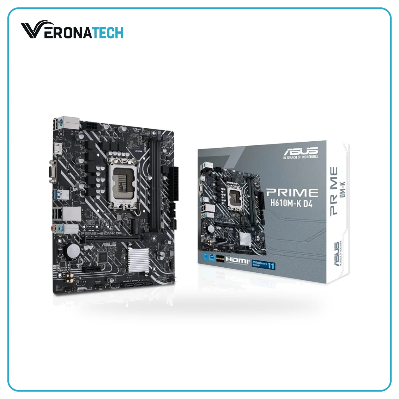 باندل ASUS PRIME H610M-K D4 + رام Samsung 16GB DDR4