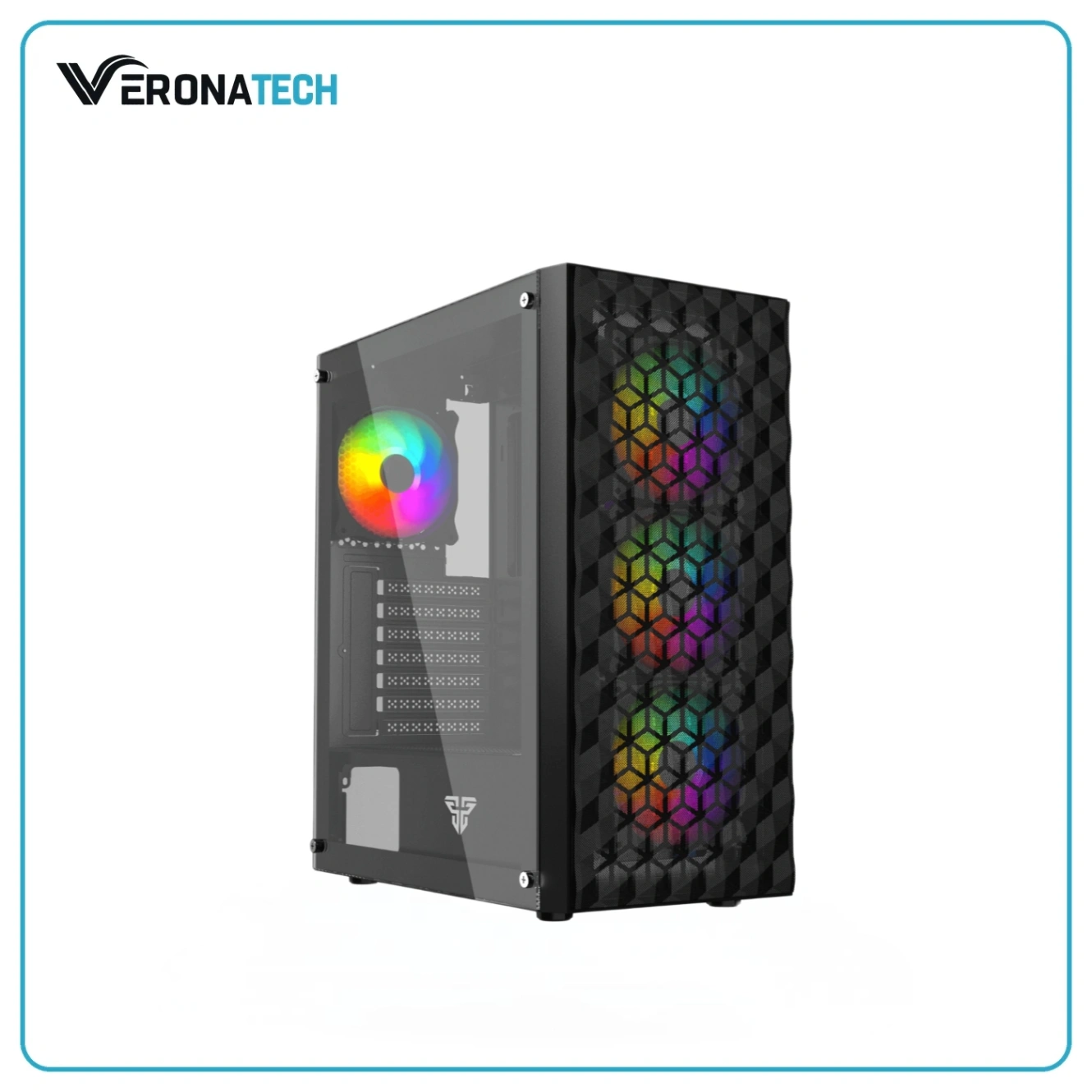 4. تجميعة Fantech السوداء RGB — قوة بإطلالة تخطف 💥