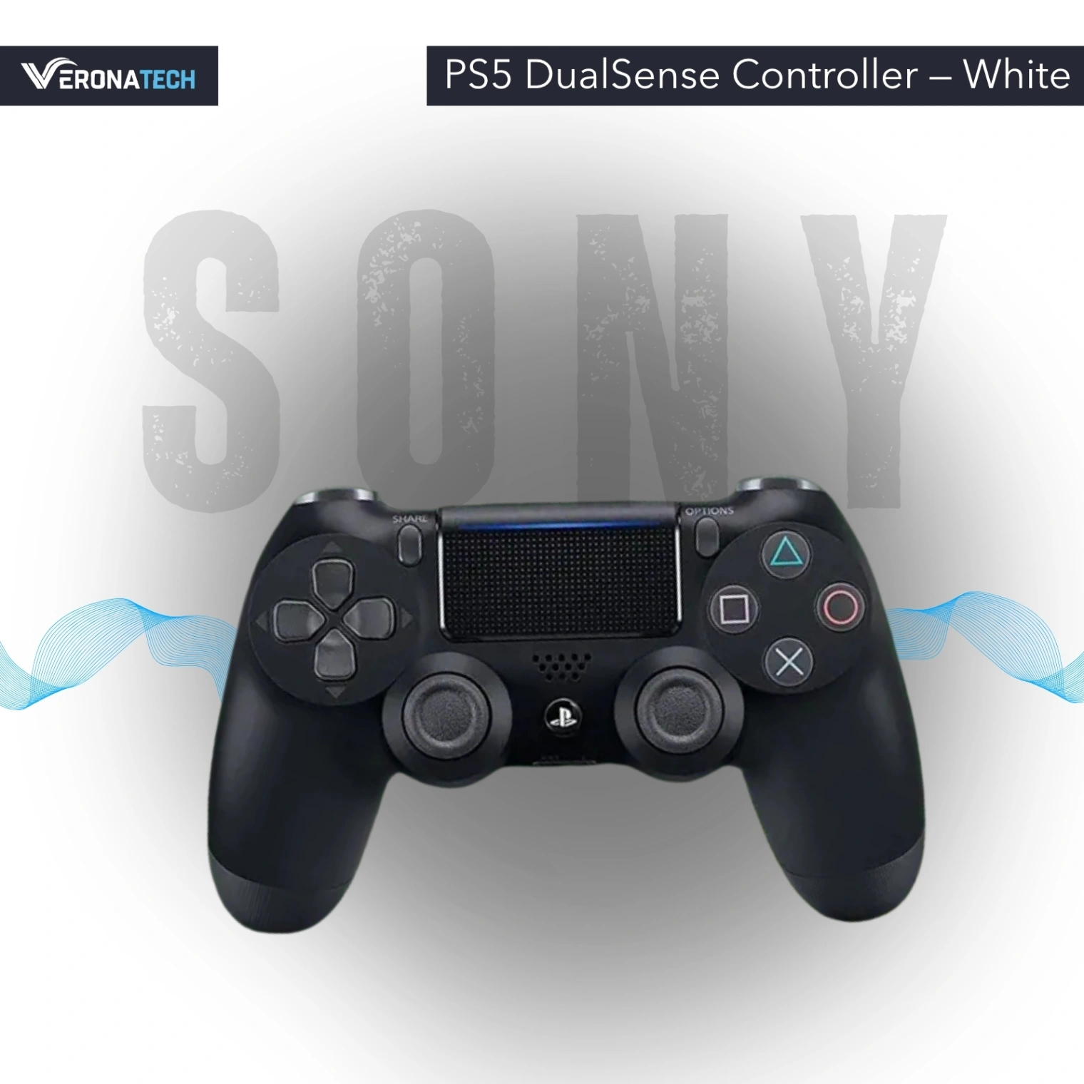 ذراع PS4 (كوبي جديد) — أسود