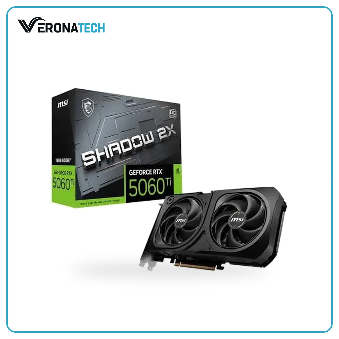 MSI GeForce RTX 5060 Ti 16G SHADOW 2X OC PLUS