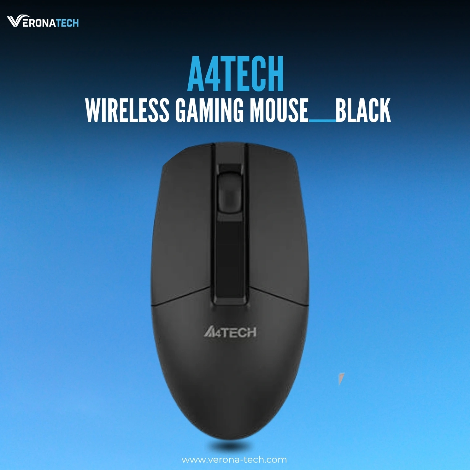 A4Tech G3-330NS V-Track Silent Wireless Mouse — أسود